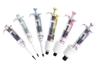 Pipette manuelle monocanal réglable LAB, semi-stérilisée, transparente 201011201 0,1-2,5μL