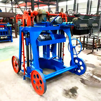Machine à briques en béton diesel mobile standard intelligente Machine de fabrication de blocs à emboîtement Machine de moulage de briques à faible investissement 4-40C