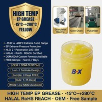 Gemuk EP Suhu Tinggi Warna Kuning -15C hingga 280C NLGI 2 Mesin Granulator Pellet Bearing Oven Chain Vulcanizer OEM