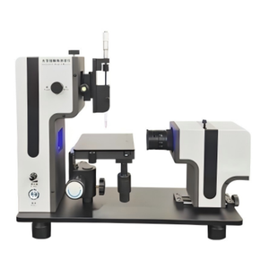 Analyseur d'angle de contact optique conforme aux normes ASTM D5725 et ISO 304, testeur de tension superficielle, goniomètre optique d'angle de contact - Product Image 1