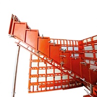 Coffrage léger réutilisable pour escaliers en béton, installation facile pour la construction résidentielle de bâtiments de grande hauteur - Vente chaude