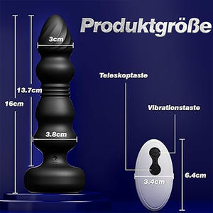 Stoßender Fernbedienungselement Anus Stecker Analsexspielzeug mit Schwing- und Stoßmodi Prostata-Massagegerät für Männer und Frauen - Product Image 6