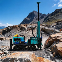Foreuse géologique hydraulique haute puissance 500M pour l'exploration des minerais solides
