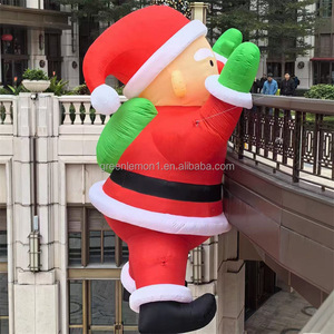 Globo Gigante de Santa Claus de Dibujos Animados, Diseño Personalizado, Publicidad para Eventos y Fiestas, Incluye Soplador, Resistente al <span class=keywords><strong>Agua</strong></span> - Product Image 2