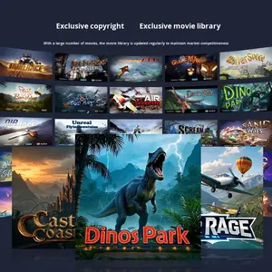 جهاز محاكاة ركوب الدراجات النارية والسينما الافتراضية 5D، محاكي طيران غامر متكامل مع استشعار الحركة، معدات ترفيهية تجارية - Product Image 2