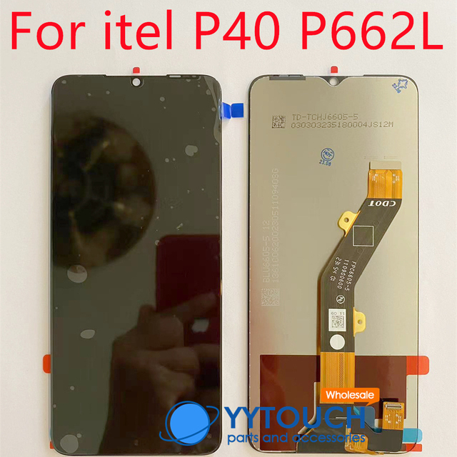 For Itel P40 P662L LCD Display Touch Screen Sensor Digitizer Assembly Repair Parts