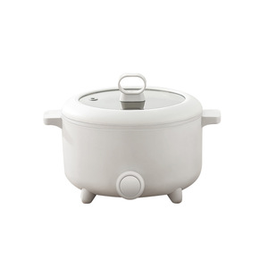 New Arrival 3 Liter Stainless Steel Multi-Function <b>Electric</b> Hot Pot <b>Pan</b> Digital Control Non-Stick Coating Tempered Glass Lid for - Product Image 1