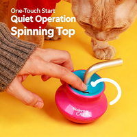 Jouet électronique pour chat Roly-Poly - Baguette interactive à laser automatique pour animaux de compagnie
