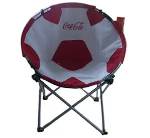 2024 nouveau Style pliant Camping lune chaise pliante demi-lune chaise coton lune chaise