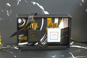 Bottiglia di vetro di lusso eco-friendly <span class=keywords><strong>per</strong></span> Reed diffusore regalo Set profumo bianco <span class=keywords><strong>per</strong></span> la <span class=keywords><strong>casa</strong></span> profumo olio essenziale - Product Image 2