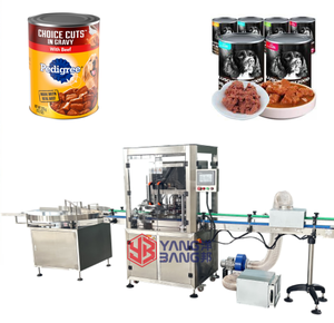 Machine de scellage automatique YB-FG130B pour aliments pour chiens et chats, boissons, boîtes de conserve, viande <span class=keywords><strong>en</strong></span> conserve et pots <span class=keywords><strong>en</strong></span> verre - Product Image 1