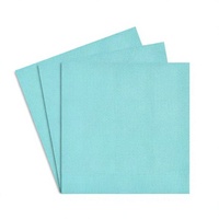 Serviettes en papier pliées 2 plis, 5 x 5 pouces, jetables, style sac, couleur personnalisée, pour dîner et mariage