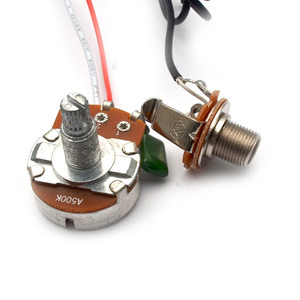 Electric Guitar Dây Khai Thác Prewired Hai Pickup 500K Nồi Lớn 3 Cách Chuyển Đổi Chuyển Cho LP Guitar Điện - Product Image 4