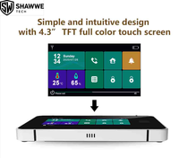 Système de sécurité domestique sans fil avec écran tactile intelligent, connectivité GSM/WiFi, caméra domestique, détection de porte et de fumée
