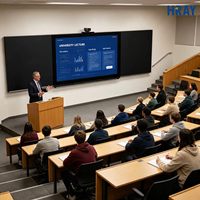 Интерактивная доска HRAY 86 дюймов с антибликовым покрытием AG, закаленным стеклом, функцией OPS, расширяемая, 15 Вт, с двумя динамиками, для университетских лекционных залов, OEM/ODM