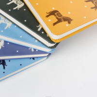 Cuaderno Espiral de Hojas Sueltas con Estampado de Caballo Dala A6L, Diseño de Arte Folclórico Escandinavo, 100 Hojas, Cubierta de Papel, Diario de Escritura, Regalo