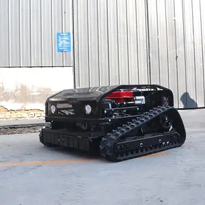 Mini Crawler Máy cắt cỏ Robot-động cơ xăng, điều khiển từ xa, CE chứng nhận