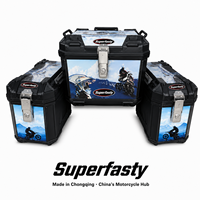 Ensemble de bagages latéraux de haute qualité pour moto, étanches, anti-poussière, renforcés, anti-chute, en PP, pour le rangement quotidien