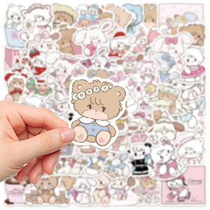 60Pcs <span class=keywords><strong>MIKKO</strong></span> Autocollants Mignon Dessin Animé Téléphone Cas Ordinateur Portable Tasse D'eau Décorations Étanche DIY Autocollants Pour Enfants Adolescents - Product Image 5