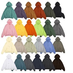 Unisex Great Fabric Fleece Oversized Cotton 350Gsm Logo High Quality Blank With Drawstring Hoodie Heavy Weight Custom Hoodies