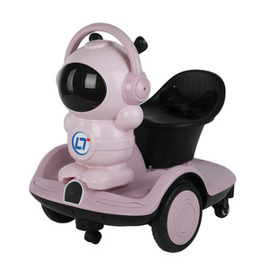 Vélo Électrique pour Enfants Modèle Astronaute 6V4, Porteur à Pédales, Balançoire et Voiture Coulissante, Jouet Rechargeable pour Enfants, Vélo à 2 Roues sur Batterie - Product Image 3