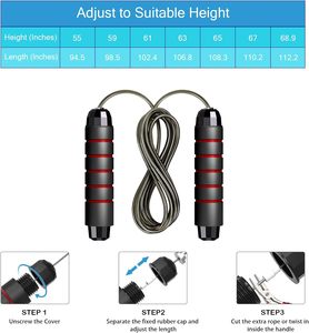 Core Gym Fitness Customized Workout Jump <b>Rope</b> Bearing Jump <b>Rope</b> Workout - Product Image 5