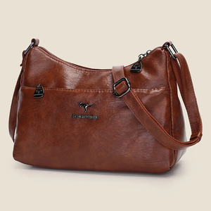 Hot Selling Pu Leather Unisex <b>Waterproof</b> Zipper Eco-Friendly Fashion Crossbody <b>Shoulder</b> <b>Bags</b> Spring Summer Luxury Handbags - Product Image 2