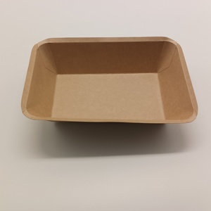 Bols à salade octogonaux en kraft recyclables, bols pour repas légers, bols à emporter pour le déjeuner - Product Image 1