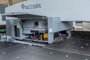 ACCURL yeni Servo güç CNC döner başlıklı zımba presi esnek üretim damgalama delik delme sac çekirdek Motor rulman pompası - Product Image 6