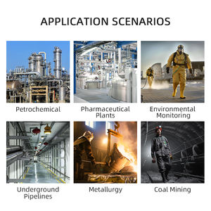 Safewill Multi Monitor de Gás 6 em 1 CO/CO2/O2/H2S/VOC/<span class=keywords><strong>CH4</strong></span> Detector de Gás Analisador de Hidrogênio de Alta Resolução - Product Image 5
