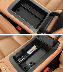 Convient aux modèles LEAPMOTOR C10/C16 2024-2026, plateau de rangement pour <span class=keywords><strong>accoudoir</strong></span>, boîte organisatrice pour console centrale, accessoires intérieurs en ABS - Product Image 3