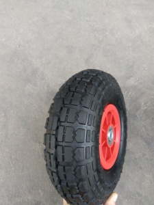 新しい260mm空気圧ハンドトラックホイールPPリム付きレストランおよびホテル交通 - Product Image 5