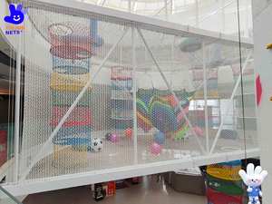 Red <span class=keywords><strong>de</strong></span> Escalada Infantil Personalizada para Interiores, <span class=keywords><strong>de</strong></span> Acero Galvanizado y PP, Multinivel, para <span class=keywords><strong>Juegos</strong></span> <span class=keywords><strong>de</strong></span> Fútbol, Ecológica, con Certificación CE - Product Image 3