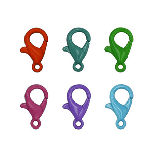 ตะขอโลหะผสมเคลือบสีขนาด 12 มม. สำหรับงานประดับตกแต่งและงานร้อยลูกปัด - Product Image 1
