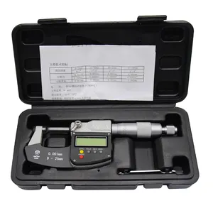 DITRON Measuring Tools Large LCD Screen 0-25mm/25-50mm 0.001mm Digital Micrometer Caliper Outside Digital Micrometer