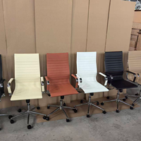 Fauteuil de bureau pivotant en cuir PU, inclinable, ergonomique et de qualité supérieure, modèle 2026, pour la vente en gros