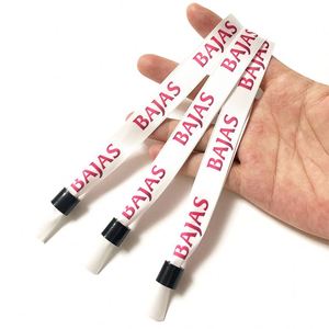 Pulseras de Tela Lisa Blanca y Negra con Logotipo Personalizado, Pulsera de Satén para Eventos y Festivales de Halloween - Product Image 1