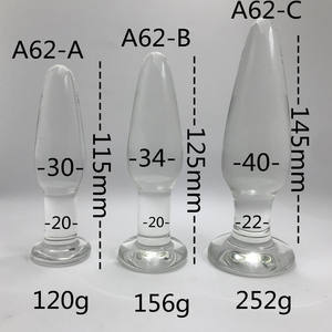 Tapón Anal de Cristal para Mujer, Masajeador para Adultos, Productos Sexuales Vaginales Populares, Dildo, Juguete Anal - Product Image 3