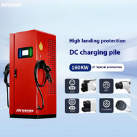 Estación de Carga para Vehículos Eléctricos Comercial Nueva Personalizada OEM/ODM, Cargador Rápido de CC de Doble Pistola de 60-160kW, Autenticación por Aplicación/RFID OCPP 1.6/2.0
