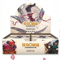 Kotak Booster Kartu Perdagangan Original Riftbound Spiritforged Chinese League of Legend Runterra Vol2 Tcg untuk Permainan Kartu Papan.