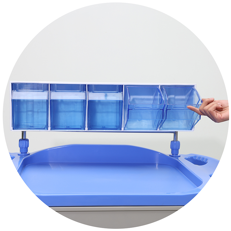 MN-AC003 Multi-Functinal Medical Trolley  ABS Anesthesia Trolley With High Quality
