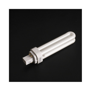 PLC đôi U bảo vệ mắt đèn ống 10W 13W 18W 26W tiết kiệm năng lượng U loại trong dòng 360 độ ánh sáng phát ra Plug-in Glass CFL - Product Image 1