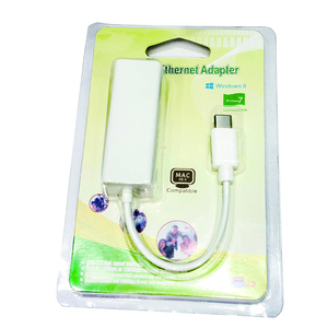 SENYE 1.1 TYPE-C Carte réseau externe USB vers <span class=keywords><strong>Ethernet</strong></span> avec câble blanc - Product Image 2