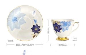 European Style Light Luxury Afternoon Tea Cup Exquisite Bone China Coffee Cup Home Restaurant Decoration Coffee Cup - Product Image 2