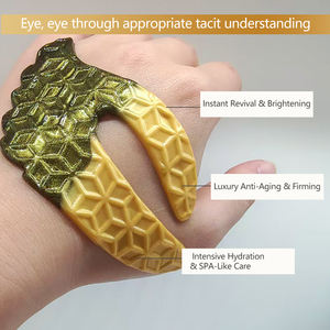Bir Kutuda 5 Yaprak 24 Ayar Altın Havyarlı Nemlendirici ve Sıkılaştırıcı Hidrojel Göz Maskesi İçerir, Bu Şişlikleri ve İnce Çizgileri Azaltır - Product Image 2