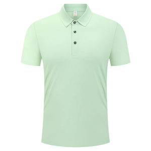 Polo en nylon respirant, couleur unie, manches courtes, pour usage quotidien - Product Image 3