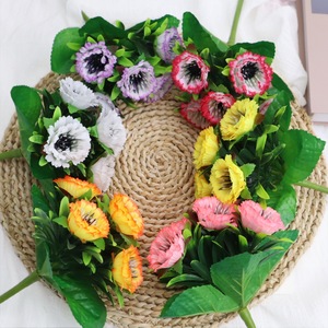 Flor de Peonía Artificial de Tallo Único, de Plástico y Seda, para Decoración del Hogar y Accesorios de Boda - Product Image 1