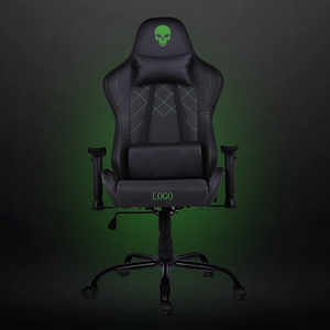 Silla de Juego Ergonómica con Reposabrazos Ajustables, Diseño de Calavera, Gran Comodidad, Oferta en Sudamérica y Alemania - Product Image 3