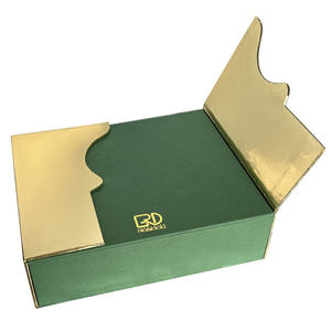 ROGOOD Coffret Cadeau Magnétique de Luxe Vert Doré pour Parfum Arabe avec Mousse EVA Personnalisée et Design Islamique pour Parfum Arabe P1117 - Product Image 3