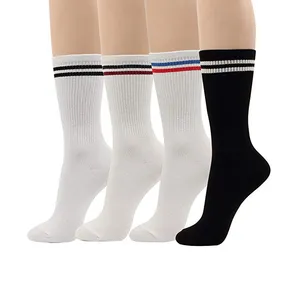 BY-N1012 Logo benutzer definierte Socken Mädchen weiße Socken Uniform Schul socken zum Verkauf